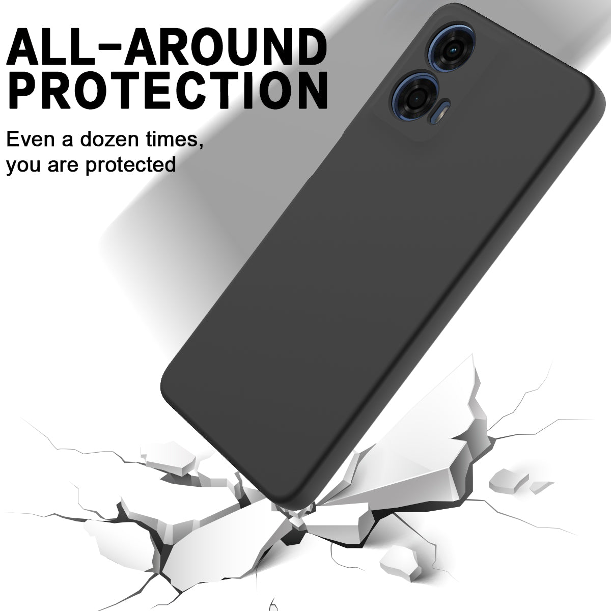 For Motorola Moto G24 Power Liquid Silicone Cell Phone Case Soft Lining Anti-scratch Back Cover For Motorola Moto G24 Power Liquid Silicone Cell Phone Case Soft Lining Anti-scratch Back Cover